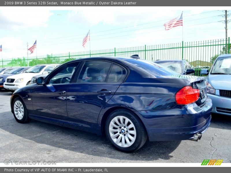 Monaco Blue Metallic / Oyster Dakota Leather 2009 BMW 3 Series 328i Sedan