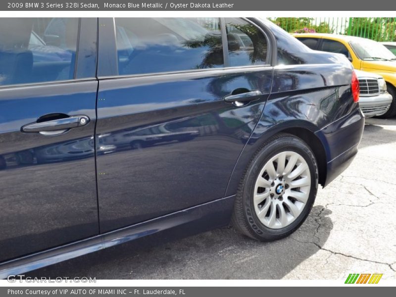 Monaco Blue Metallic / Oyster Dakota Leather 2009 BMW 3 Series 328i Sedan