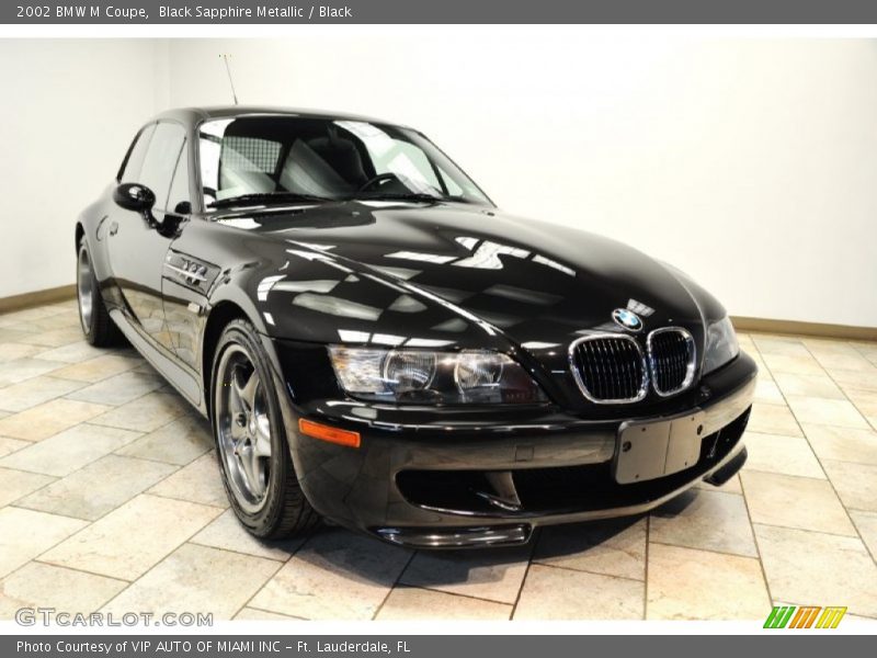 Black Sapphire Metallic / Black 2002 BMW M Coupe