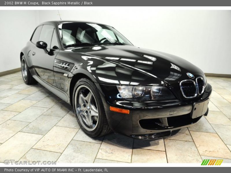Black Sapphire Metallic / Black 2002 BMW M Coupe