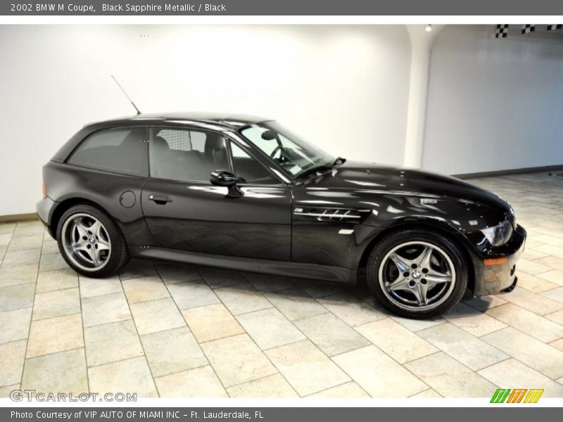 Black Sapphire Metallic / Black 2002 BMW M Coupe