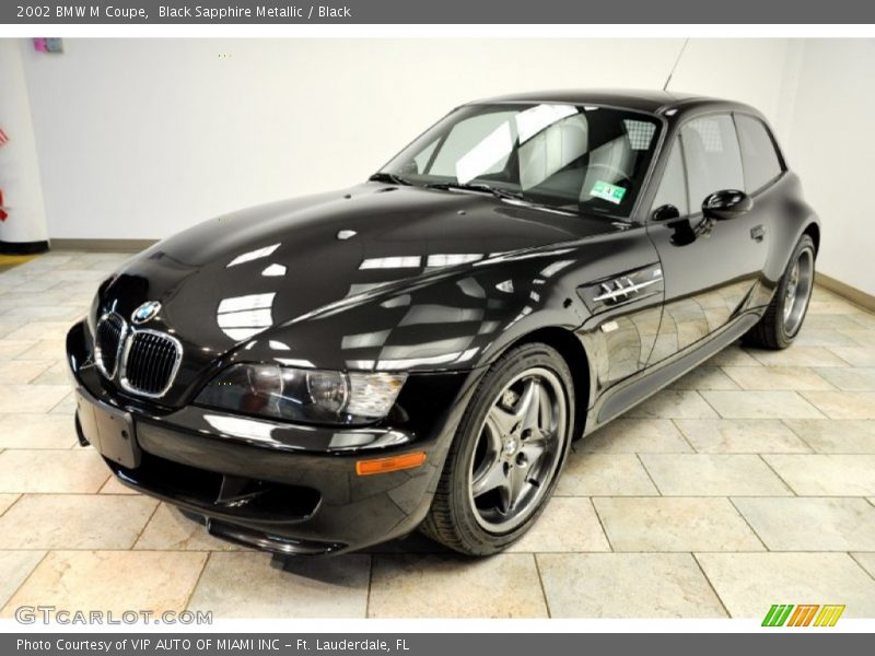 Black Sapphire Metallic / Black 2002 BMW M Coupe