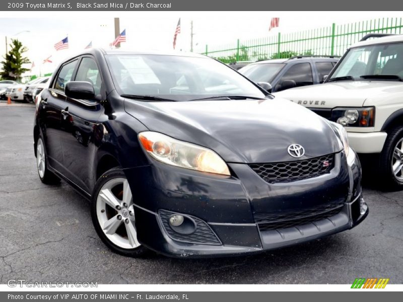 Black Sand Mica / Dark Charcoal 2009 Toyota Matrix S