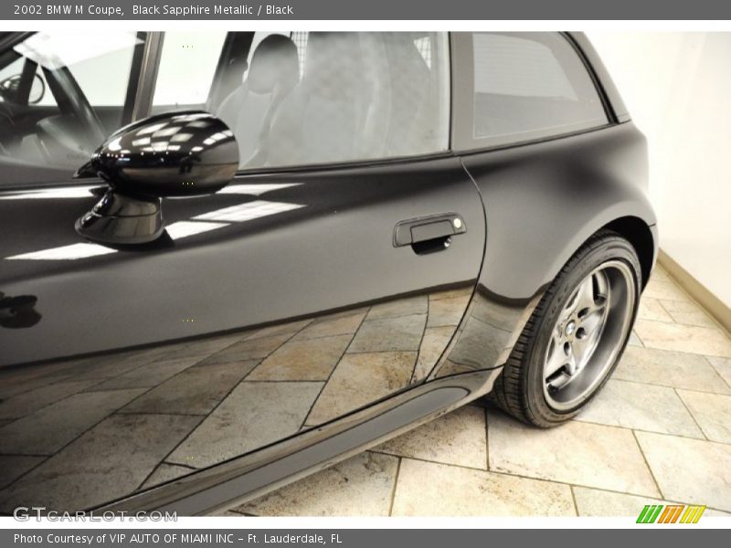 Black Sapphire Metallic / Black 2002 BMW M Coupe