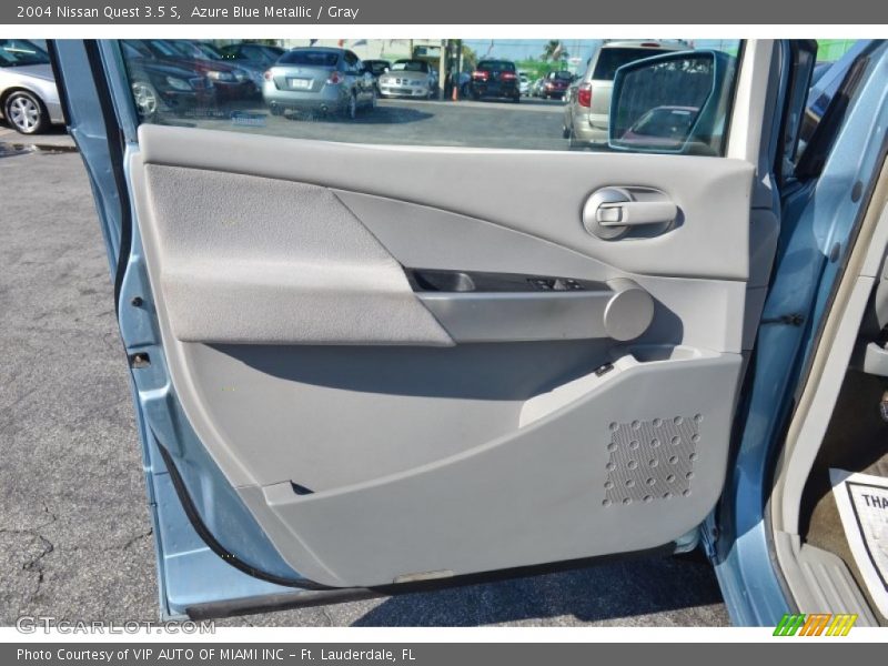 Azure Blue Metallic / Gray 2004 Nissan Quest 3.5 S