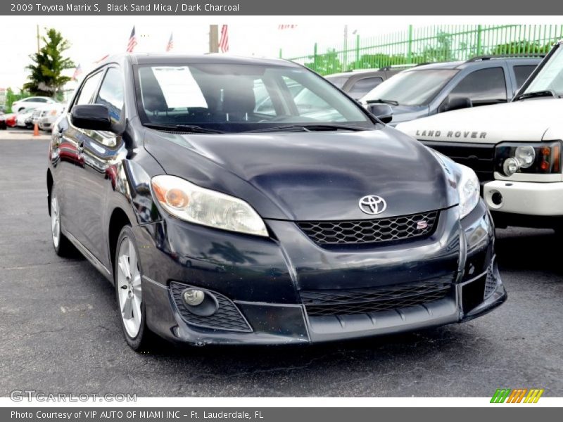 Black Sand Mica / Dark Charcoal 2009 Toyota Matrix S