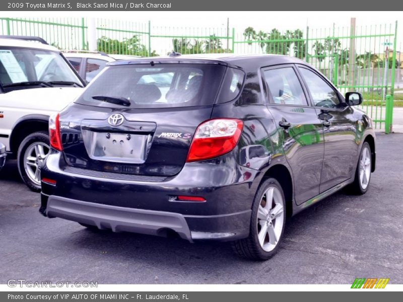 Black Sand Mica / Dark Charcoal 2009 Toyota Matrix S