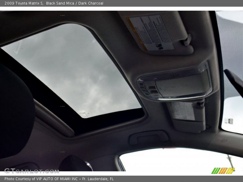 Black Sand Mica / Dark Charcoal 2009 Toyota Matrix S