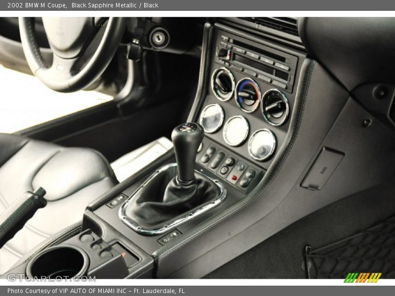 Black Sapphire Metallic / Black 2002 BMW M Coupe