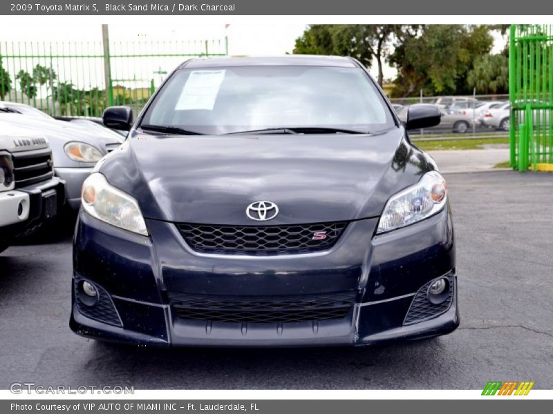 Black Sand Mica / Dark Charcoal 2009 Toyota Matrix S