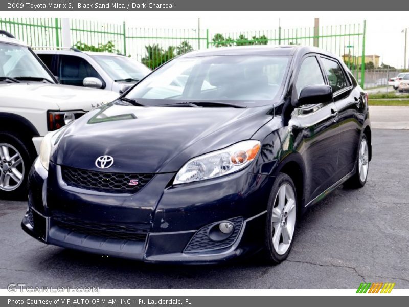 Black Sand Mica / Dark Charcoal 2009 Toyota Matrix S