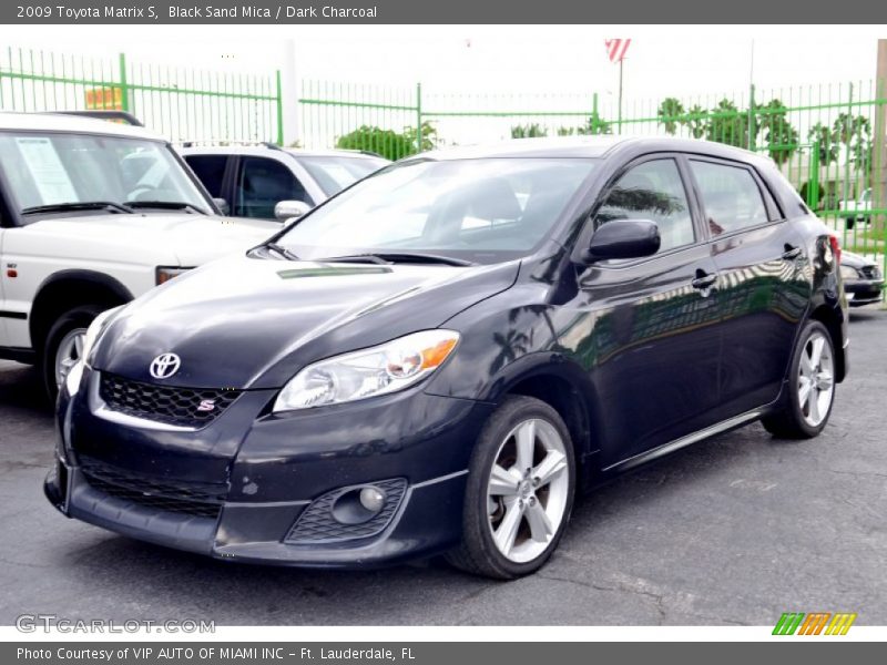 Black Sand Mica / Dark Charcoal 2009 Toyota Matrix S
