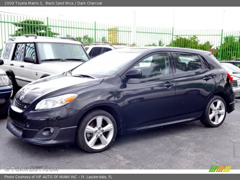 Black Sand Mica / Dark Charcoal 2009 Toyota Matrix S