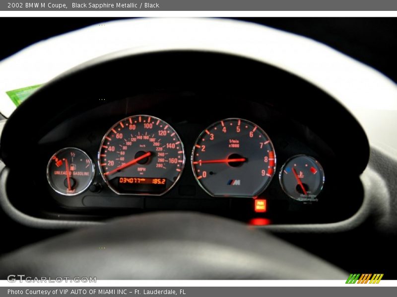 2002 M Coupe Coupe Gauges