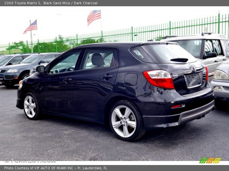 Black Sand Mica / Dark Charcoal 2009 Toyota Matrix S