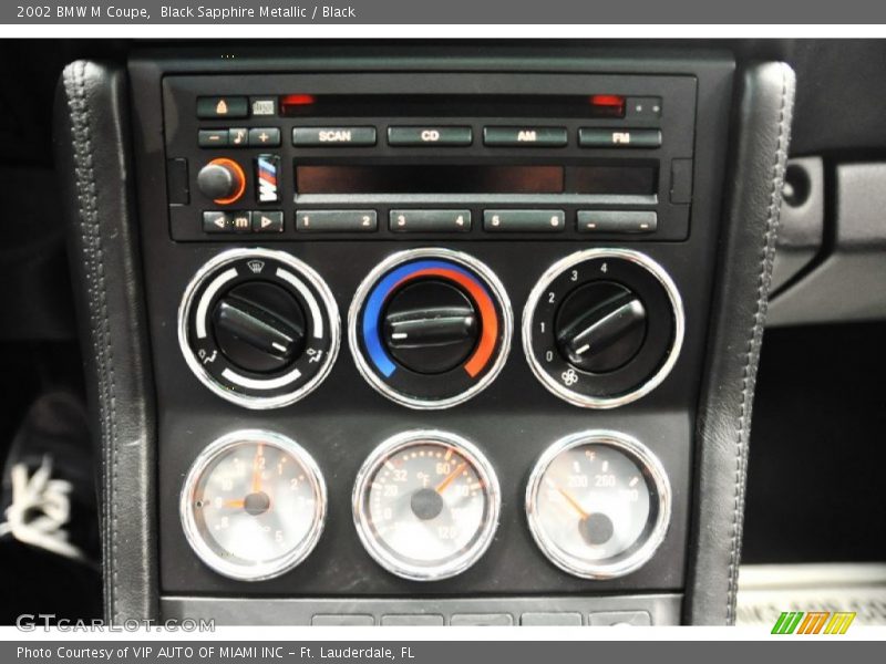 Black Sapphire Metallic / Black 2002 BMW M Coupe