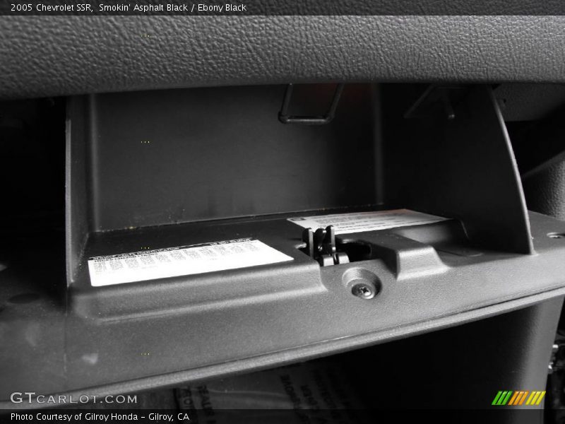 Smokin' Asphalt Black / Ebony Black 2005 Chevrolet SSR