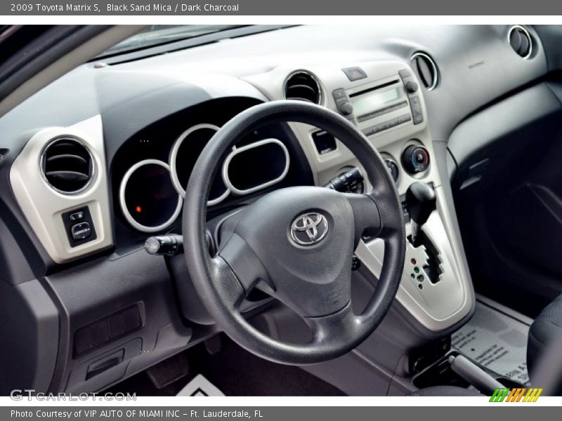 Black Sand Mica / Dark Charcoal 2009 Toyota Matrix S