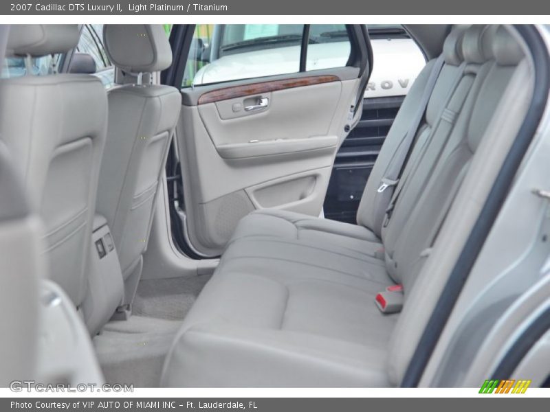Rear Seat of 2007 DTS Luxury II