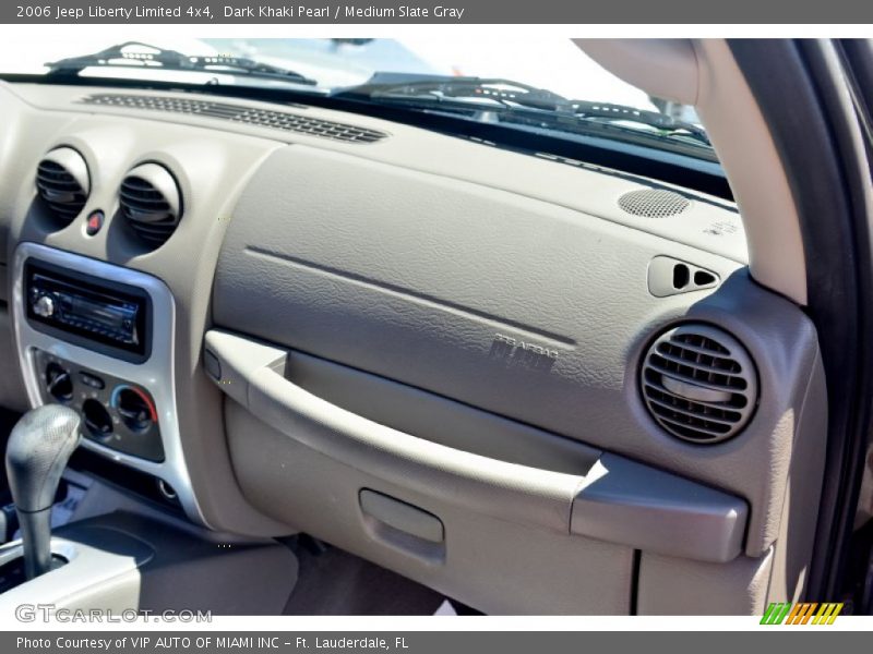 Dark Khaki Pearl / Medium Slate Gray 2006 Jeep Liberty Limited 4x4