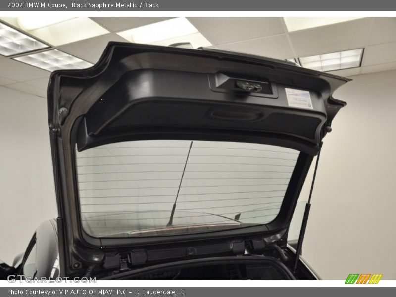 Black Sapphire Metallic / Black 2002 BMW M Coupe