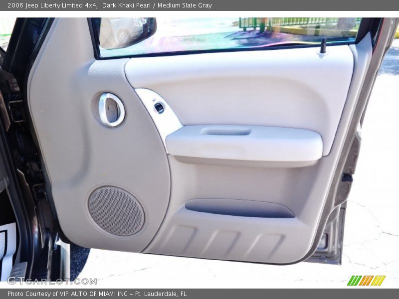 Dark Khaki Pearl / Medium Slate Gray 2006 Jeep Liberty Limited 4x4