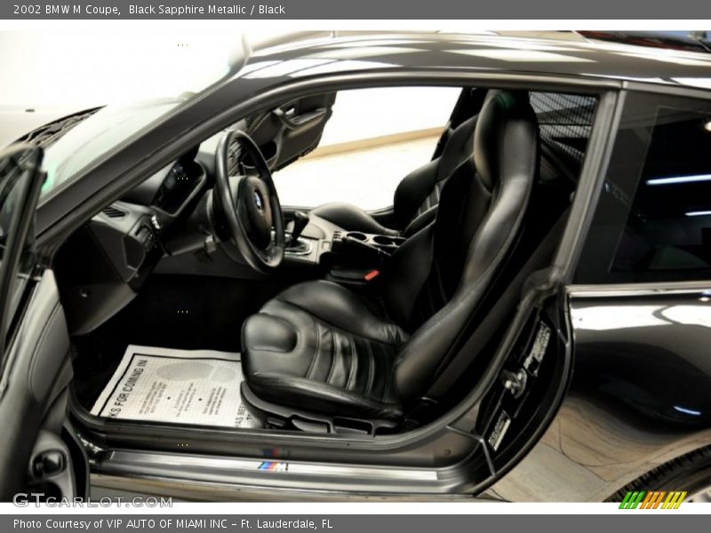 Black Sapphire Metallic / Black 2002 BMW M Coupe
