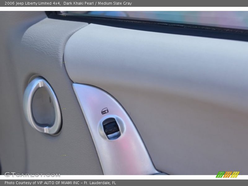 Dark Khaki Pearl / Medium Slate Gray 2006 Jeep Liberty Limited 4x4