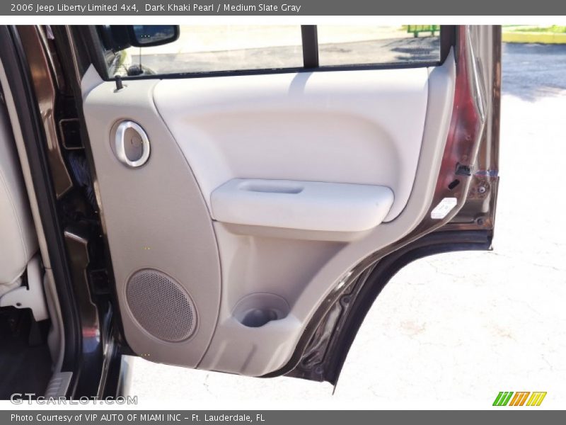 Dark Khaki Pearl / Medium Slate Gray 2006 Jeep Liberty Limited 4x4