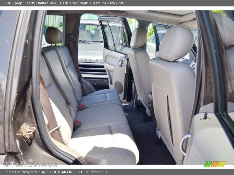 Dark Khaki Pearl / Medium Slate Gray 2006 Jeep Liberty Limited 4x4