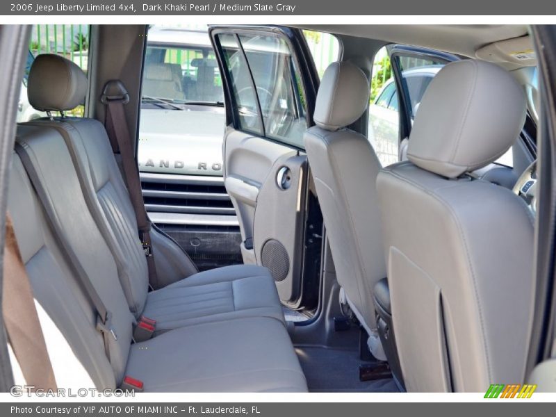 Dark Khaki Pearl / Medium Slate Gray 2006 Jeep Liberty Limited 4x4