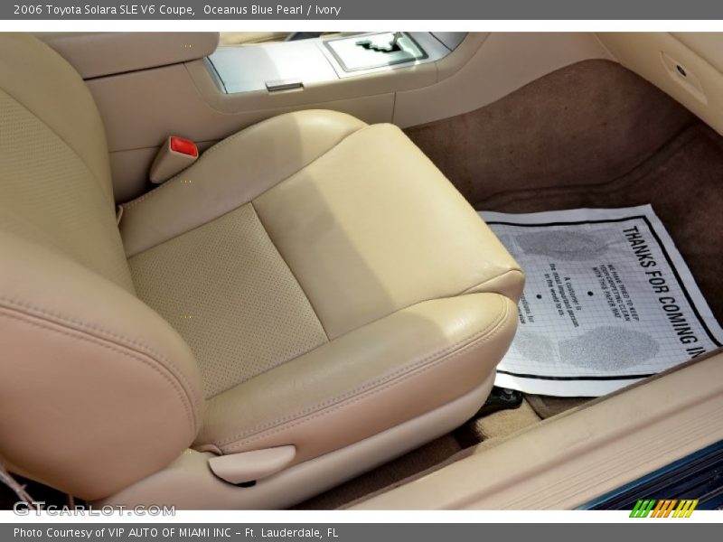 Oceanus Blue Pearl / Ivory 2006 Toyota Solara SLE V6 Coupe