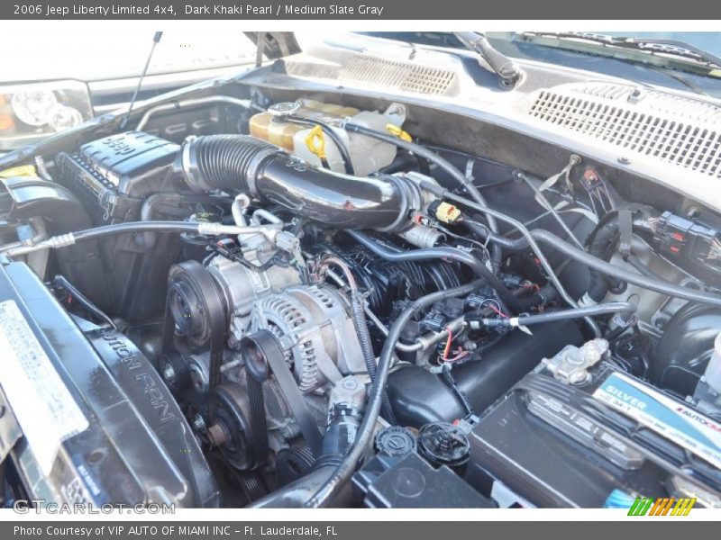 Dark Khaki Pearl / Medium Slate Gray 2006 Jeep Liberty Limited 4x4
