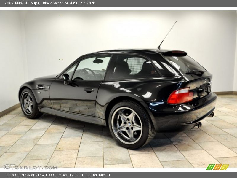 Black Sapphire Metallic / Black 2002 BMW M Coupe