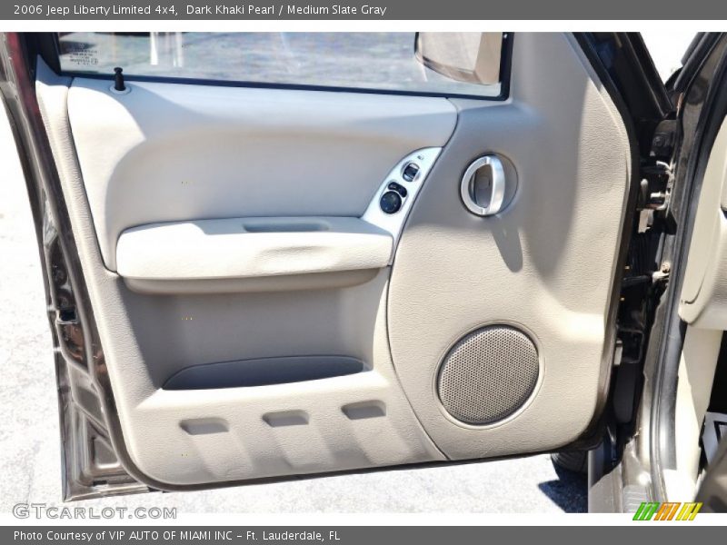 Dark Khaki Pearl / Medium Slate Gray 2006 Jeep Liberty Limited 4x4
