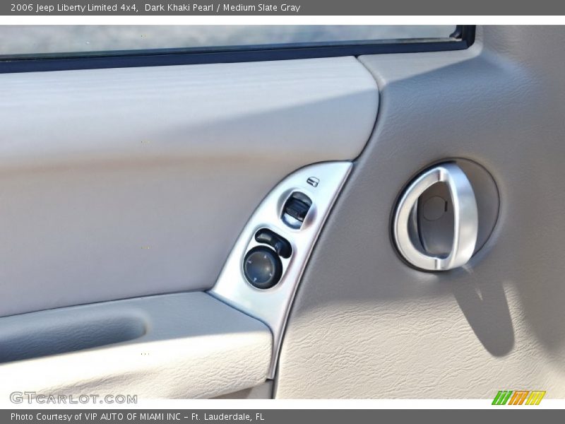 Dark Khaki Pearl / Medium Slate Gray 2006 Jeep Liberty Limited 4x4