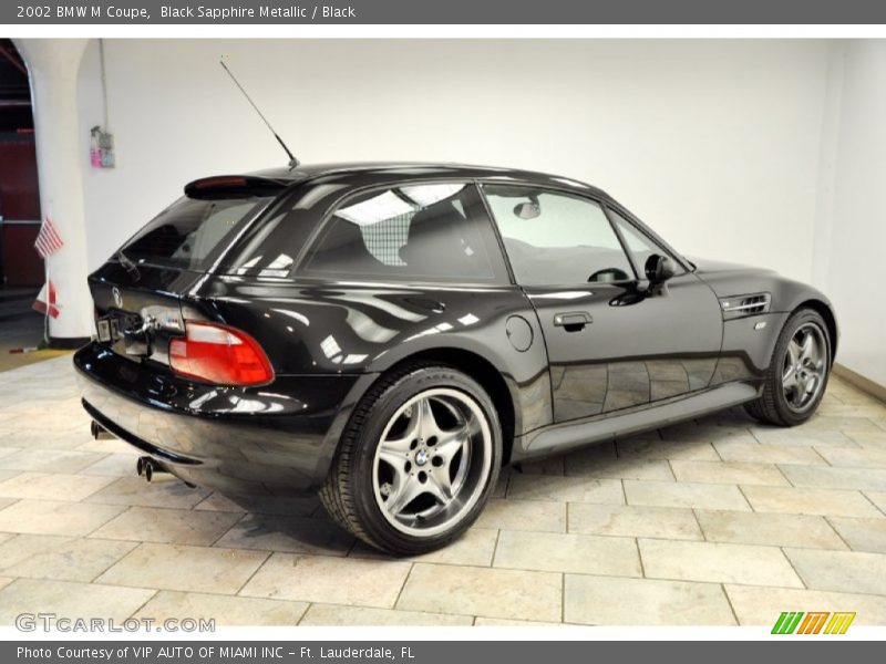 Black Sapphire Metallic / Black 2002 BMW M Coupe