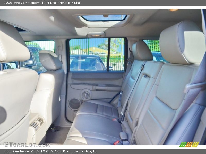 Light Khaki Metallic / Khaki 2006 Jeep Commander
