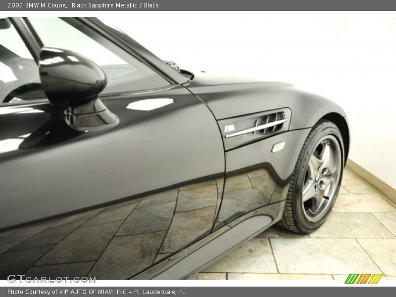 Black Sapphire Metallic / Black 2002 BMW M Coupe