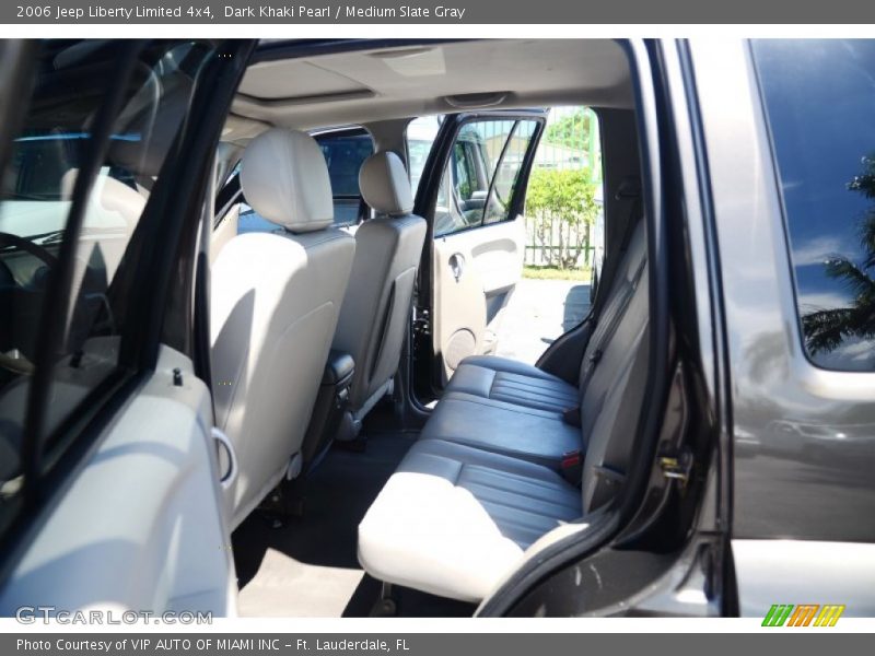Dark Khaki Pearl / Medium Slate Gray 2006 Jeep Liberty Limited 4x4