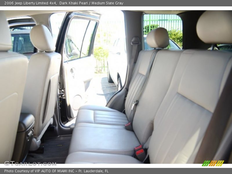 Dark Khaki Pearl / Medium Slate Gray 2006 Jeep Liberty Limited 4x4