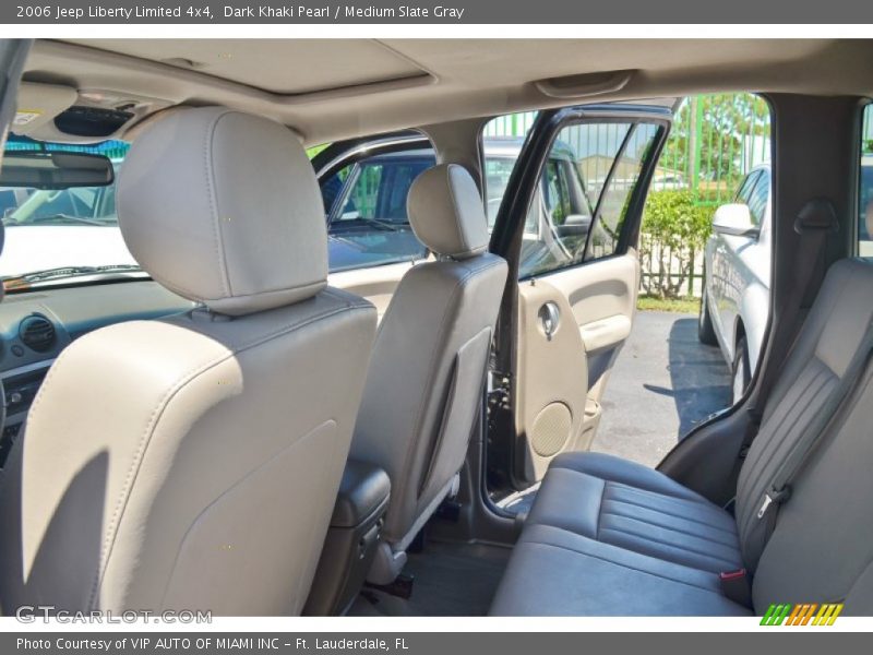Dark Khaki Pearl / Medium Slate Gray 2006 Jeep Liberty Limited 4x4