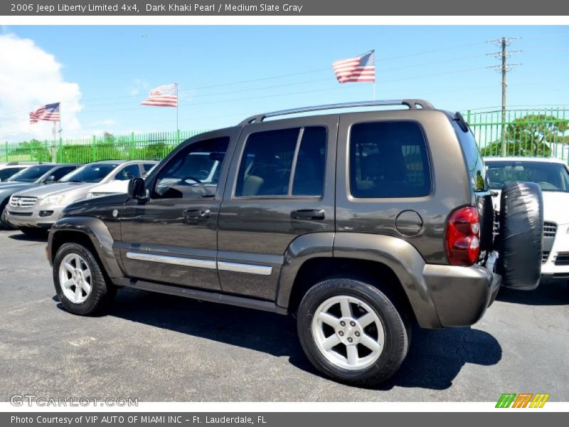 Dark Khaki Pearl / Medium Slate Gray 2006 Jeep Liberty Limited 4x4