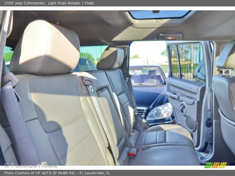 Light Khaki Metallic / Khaki 2006 Jeep Commander