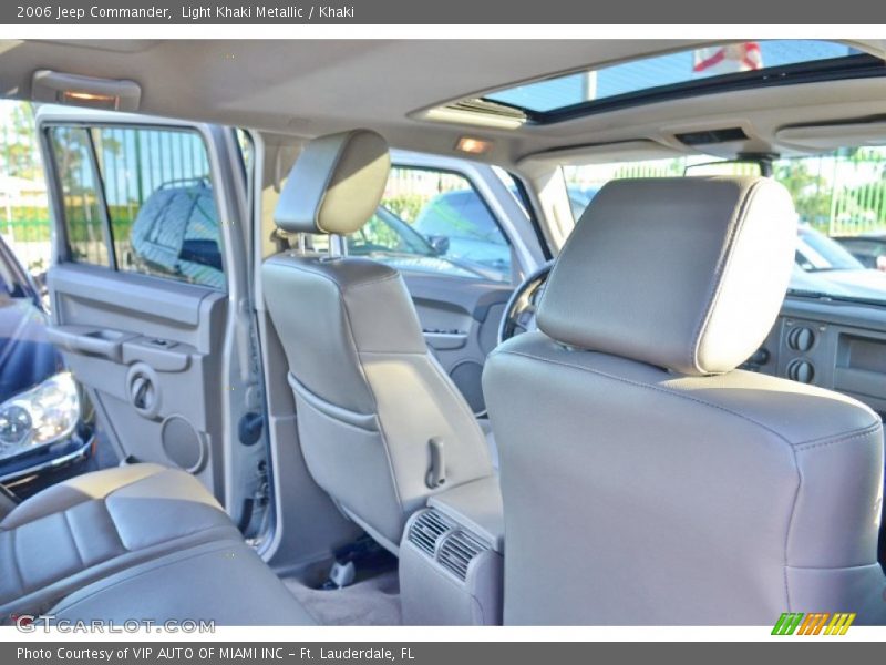Light Khaki Metallic / Khaki 2006 Jeep Commander
