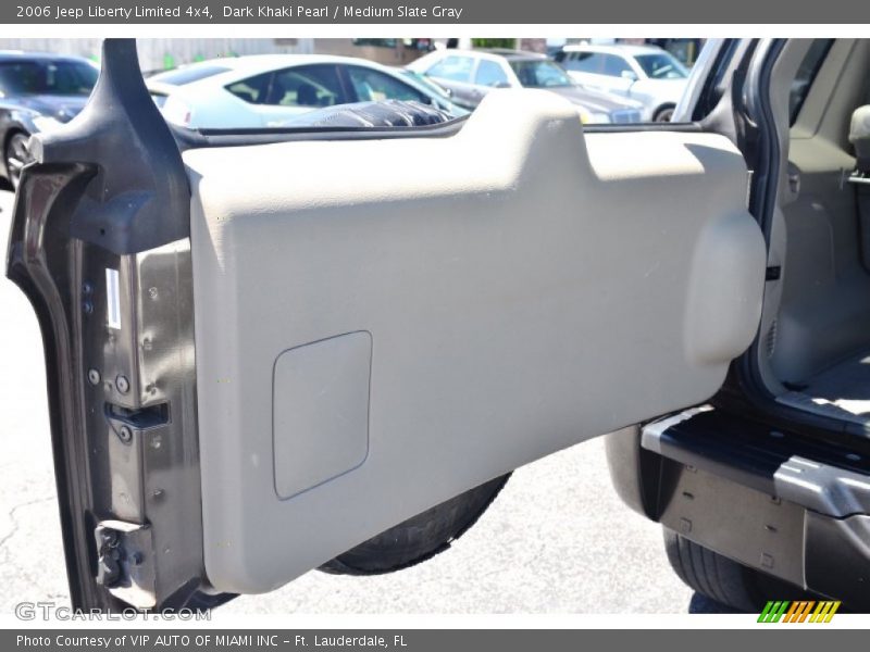 Dark Khaki Pearl / Medium Slate Gray 2006 Jeep Liberty Limited 4x4
