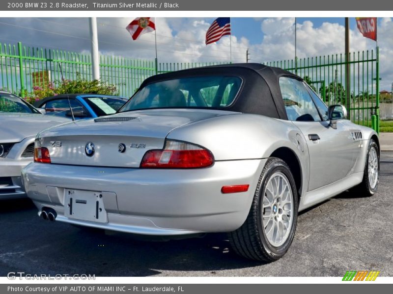 Titanium Silver Metallic / Black 2000 BMW Z3 2.8 Roadster