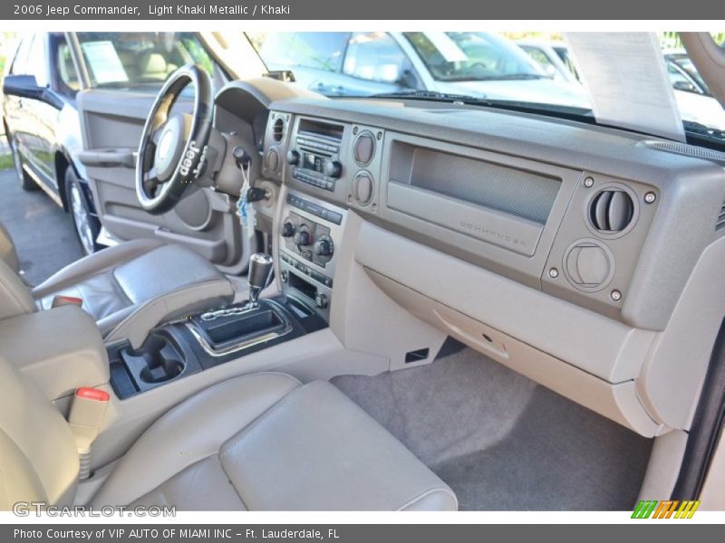 Light Khaki Metallic / Khaki 2006 Jeep Commander