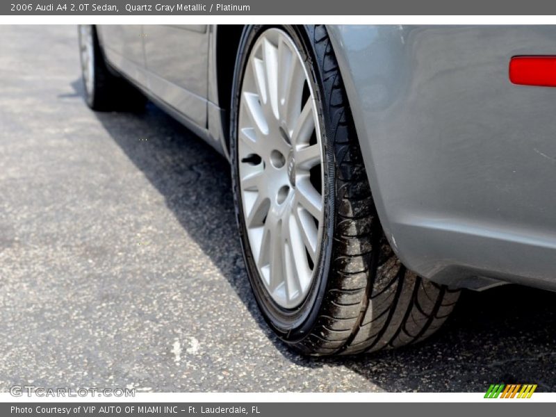 Quartz Gray Metallic / Platinum 2006 Audi A4 2.0T Sedan