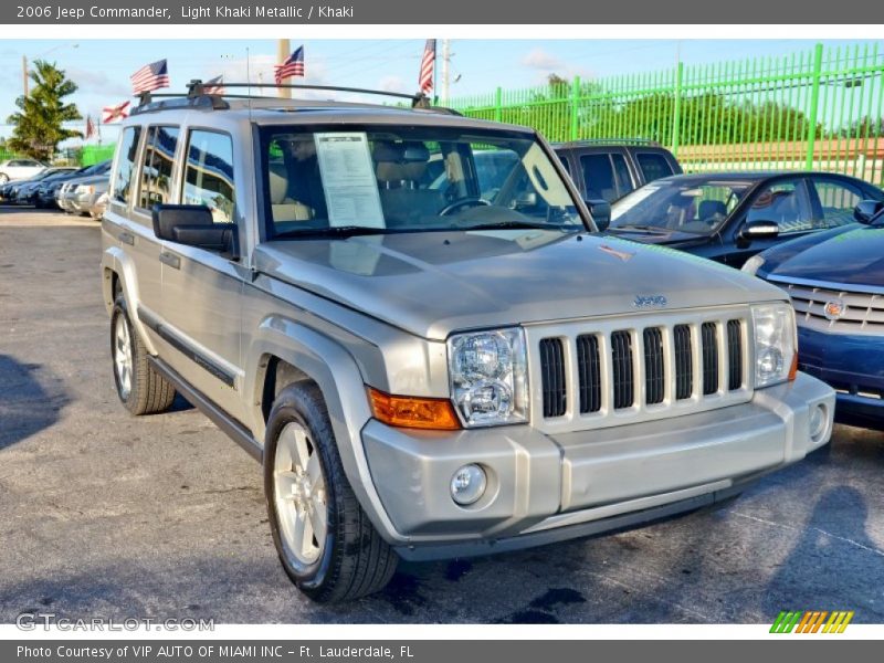 Light Khaki Metallic / Khaki 2006 Jeep Commander